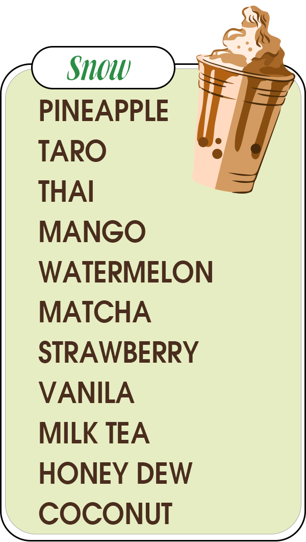 LT Boba menu